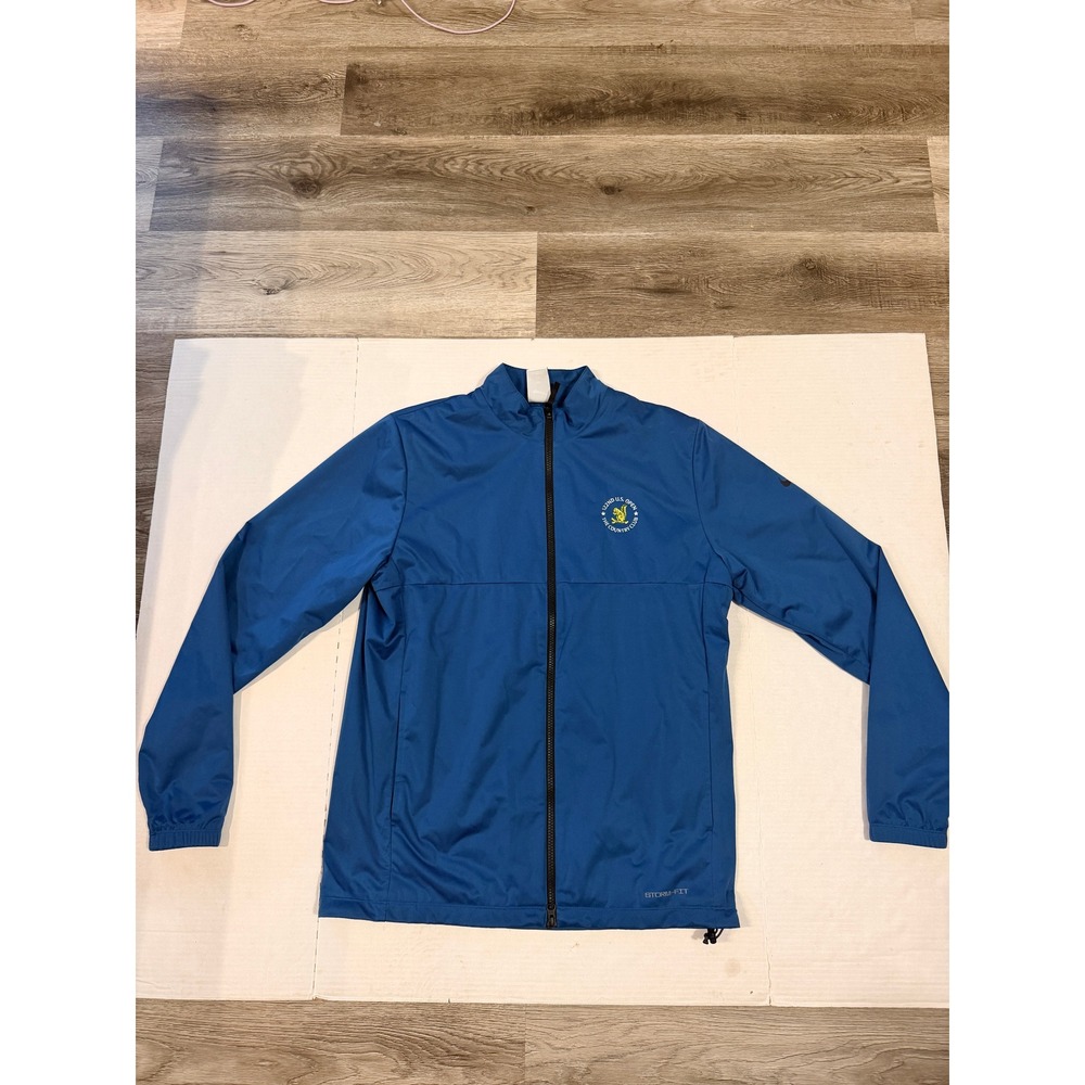 Nike Storm-FIT 122nd US Open Golf Jacket Mens Medium Blue Full Zip Country Club